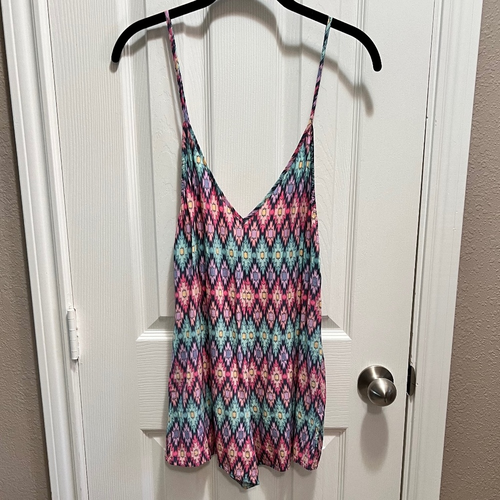 VICTORIA'S SECRET Multi-Colored Bikini Romper Cover-up